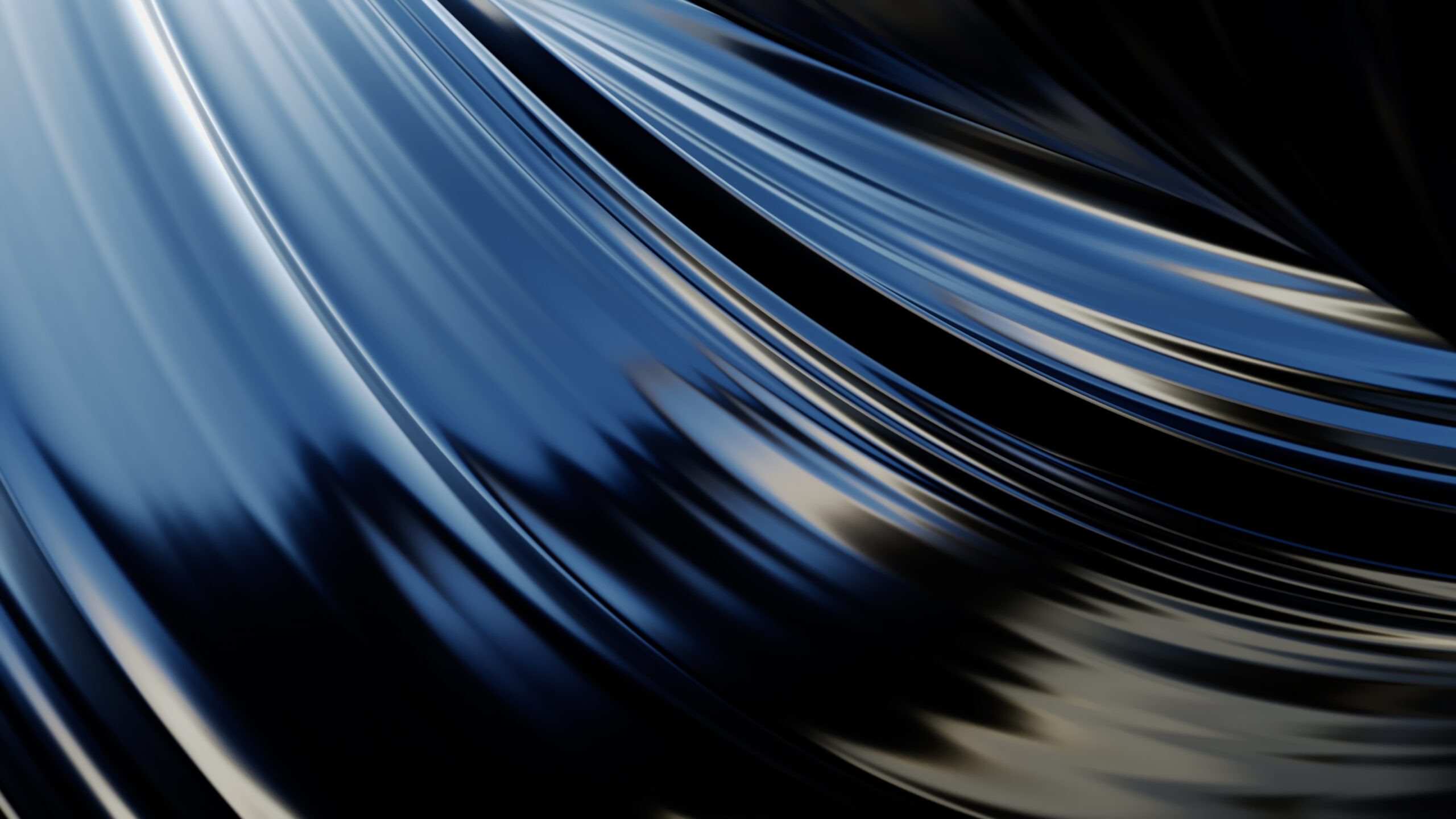 Highlight black linear gradient blue 2560x1440 wallpaper 4K HD