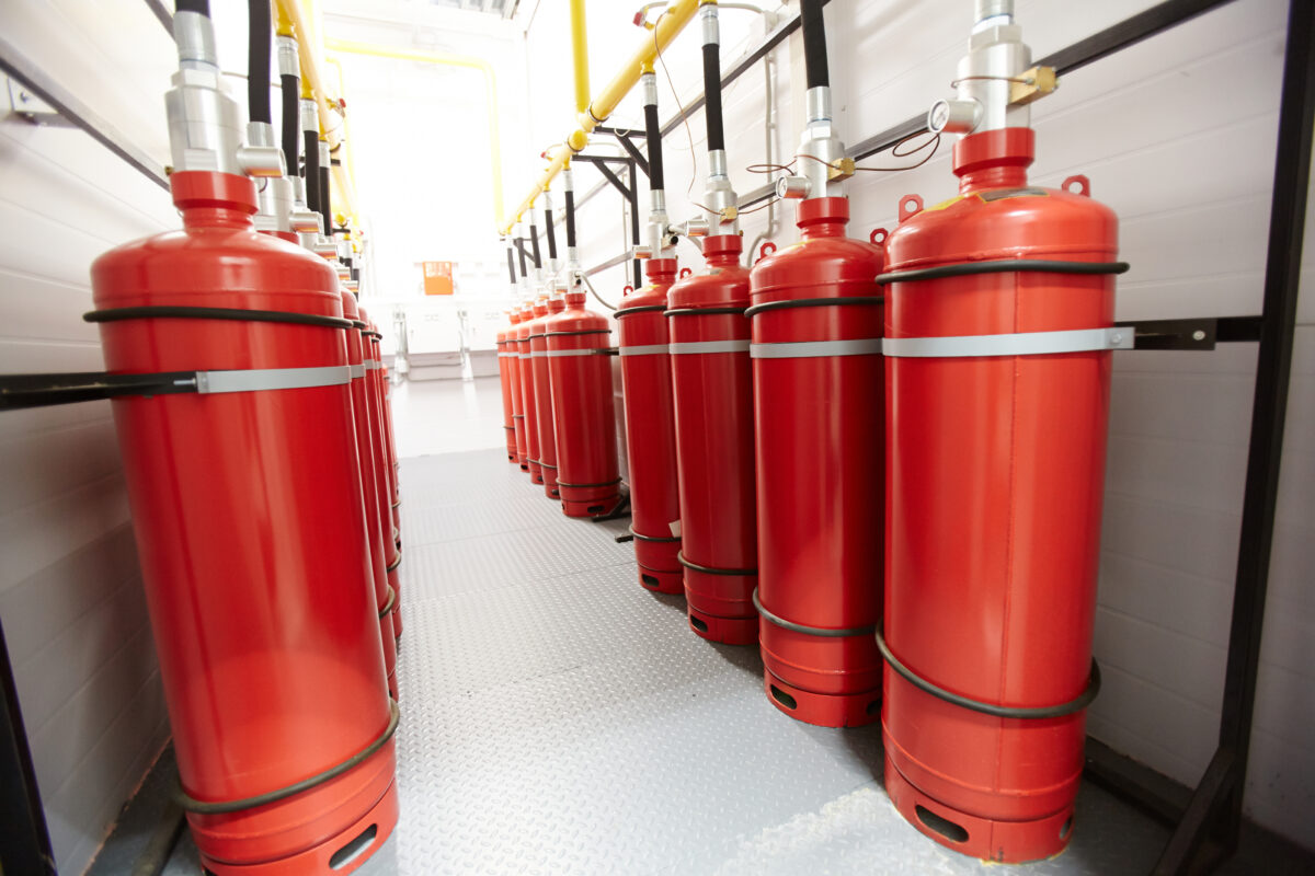 Fire extinguishing system coatings