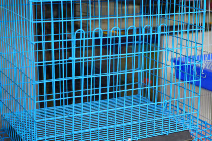 Animal cage coating