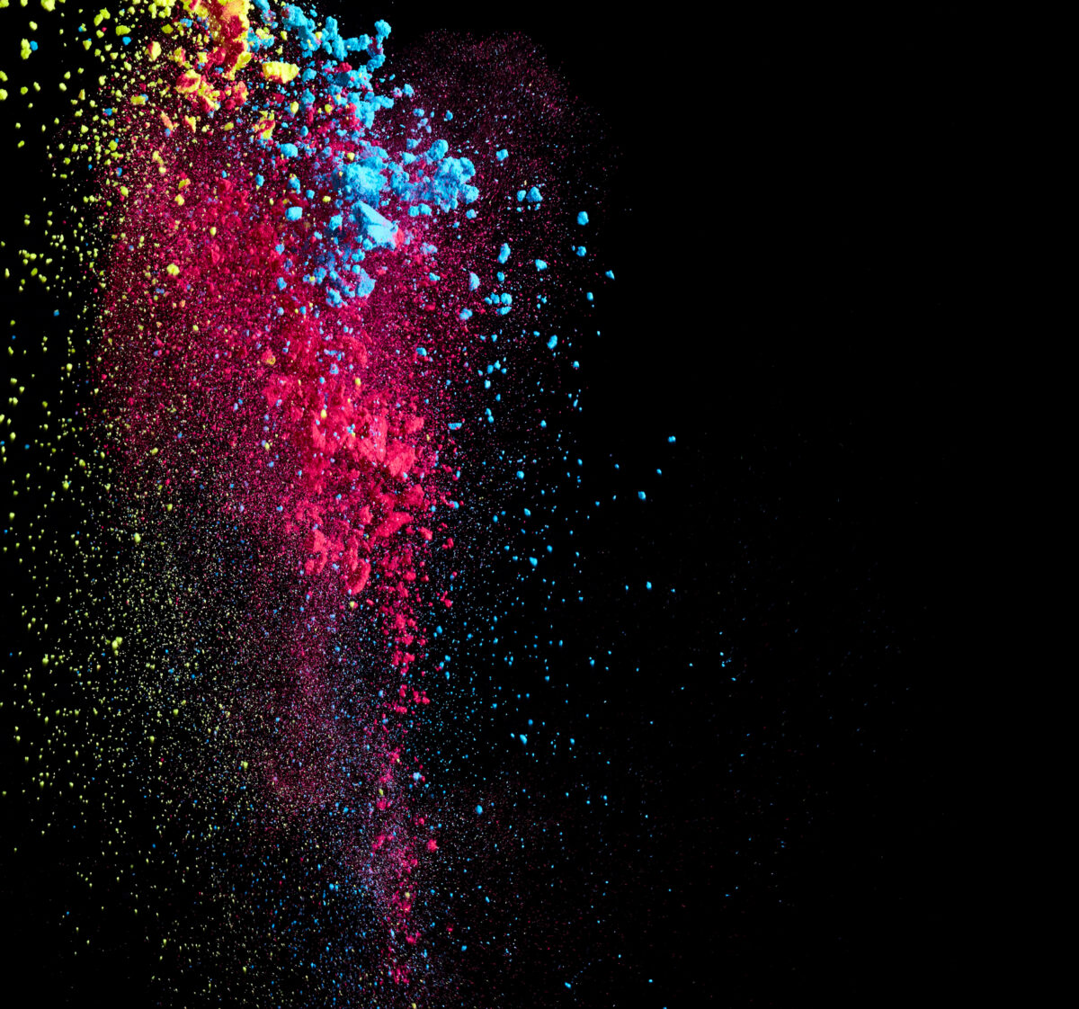 Splash of indian holi paint